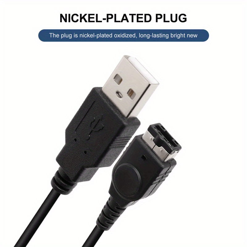 Kabl za punjenje preko USB napajanja za DS NDS GBA Game Boy Advance SP, USB kabl za punjenje za GBA SP sa bakrom bez kiseonika, USB kabl za punjenje za originalnu konzolu DS (NDS) / Gameboy Advance SP (GBA SP) USB napajanje punjač kabl 118.87cm.