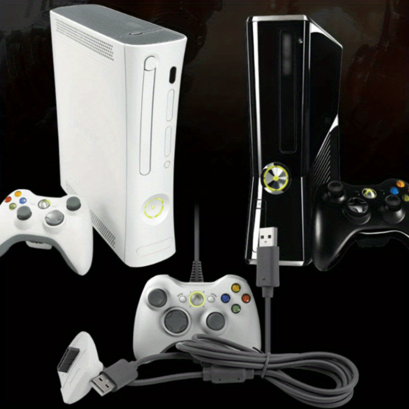 USB kabl za punjenje za Xbox 360, USB kabl za punjenje bežičnog kontrolera kompatibilan sa Xbox360/Xbox 360 Slim bežičnim gejmerskim kontrolerima.