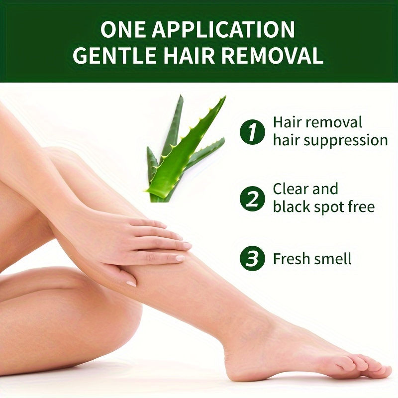 Set za uklanjanje dlaka sa aloe verom, bezbolno i brzo uklanjanje dlaka, za muškarce i žene, pazuhe i intimne delove, pomaže u stvaranju glatke kože