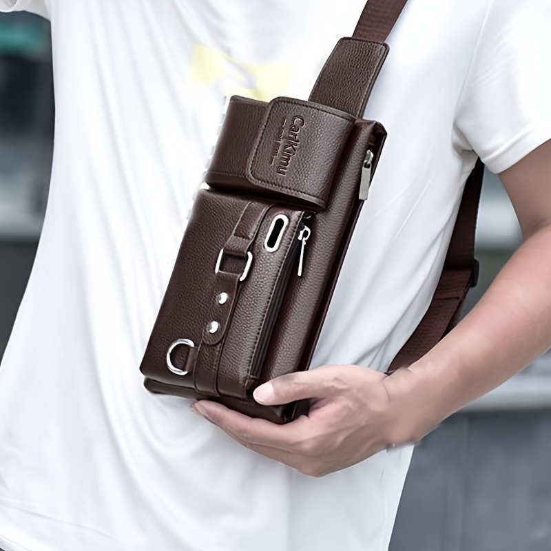 Torba za struk za muškarce, nova torba velikog kapaciteta sa više funkcija (smer povlačenja glave nasumičan)