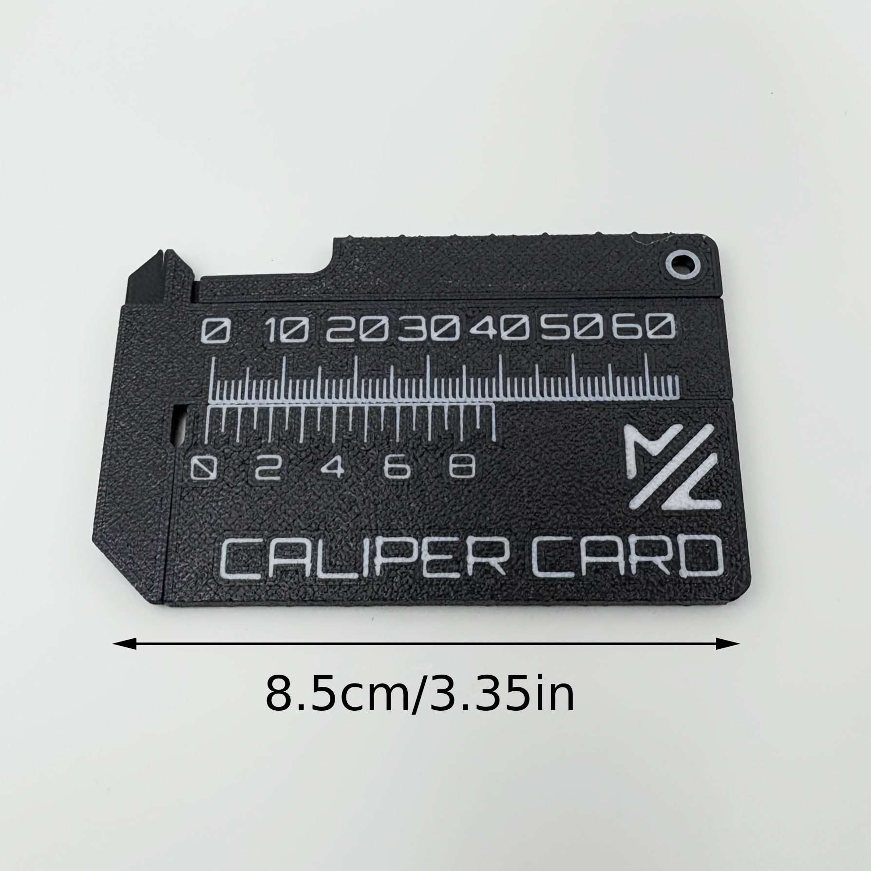 Prenosivi Mini Digitalni Kljun | Opseg 0-60mm, Plastika, Bez Displeja, Bez Punjenja, Bez Baterije, Precizni Merni Alat za Kartice, Nakit, Elektroniku - Zanatlija, Inženjer, Lagani Džepni Merač