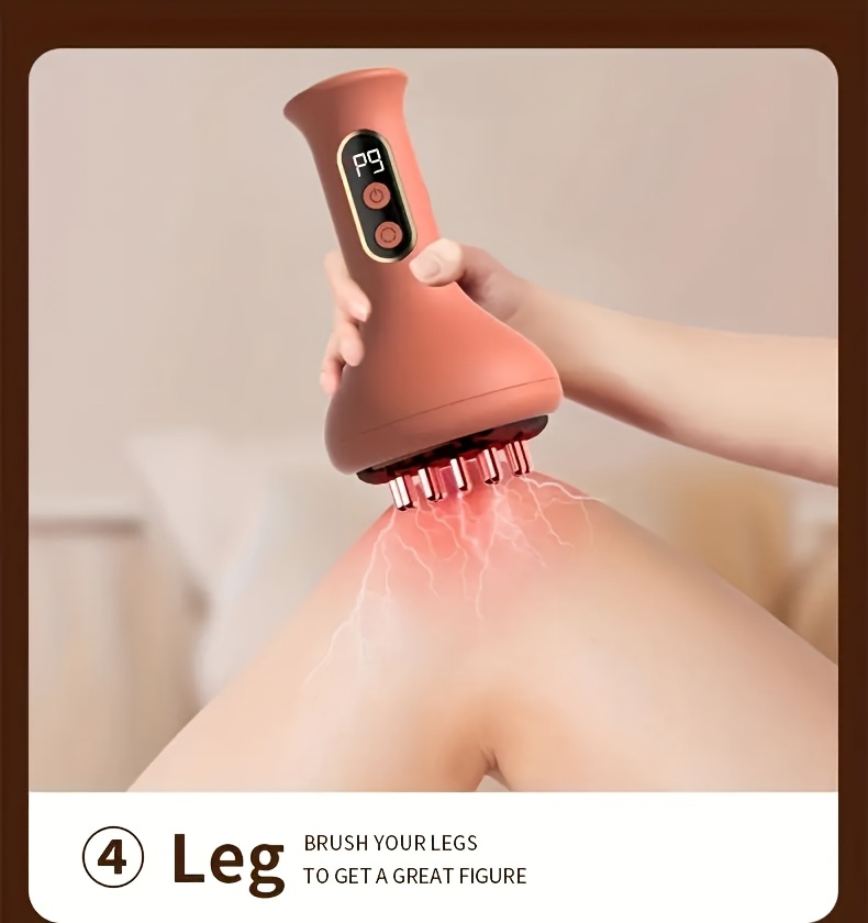 Limfna Drenažna Masažna Naprava i Pametni Alat Protiv Strija i Celulita – Meridijanski Uređaj za Dubinsko Tkivo, Pruža Precizno Iskustvo Udobnosti, Masažer za Leđa, Limfna Masaža, Dubinska Masaža, Strije