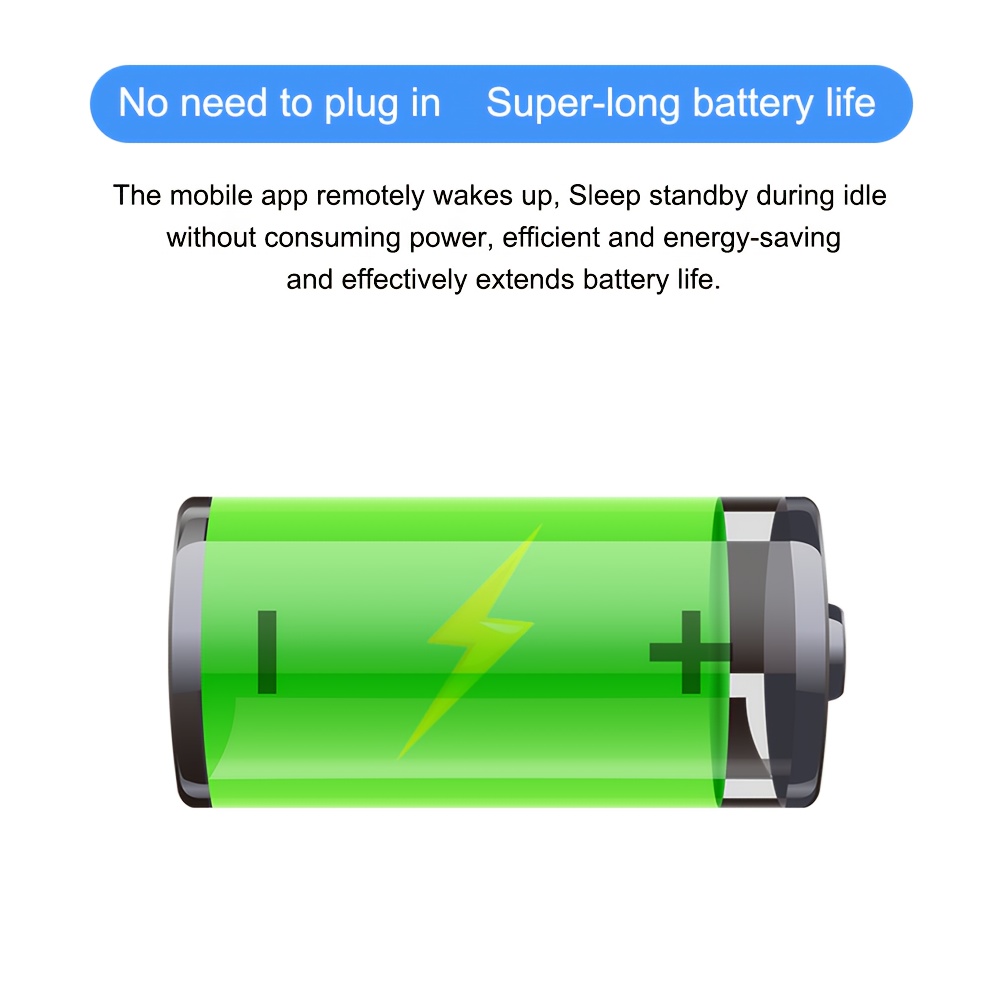 Kompaktna HD Smart Bežična Sigurnosna Kamera sa Mogućnošću Daljinskog Pregleda, Dizajnirana za Nadzor. Funkcije uključuju Mod Odmora, Daljinsku Aktivaciju, Bez Potrebe za Utičnicama i Produženo Trajanje Baterije.