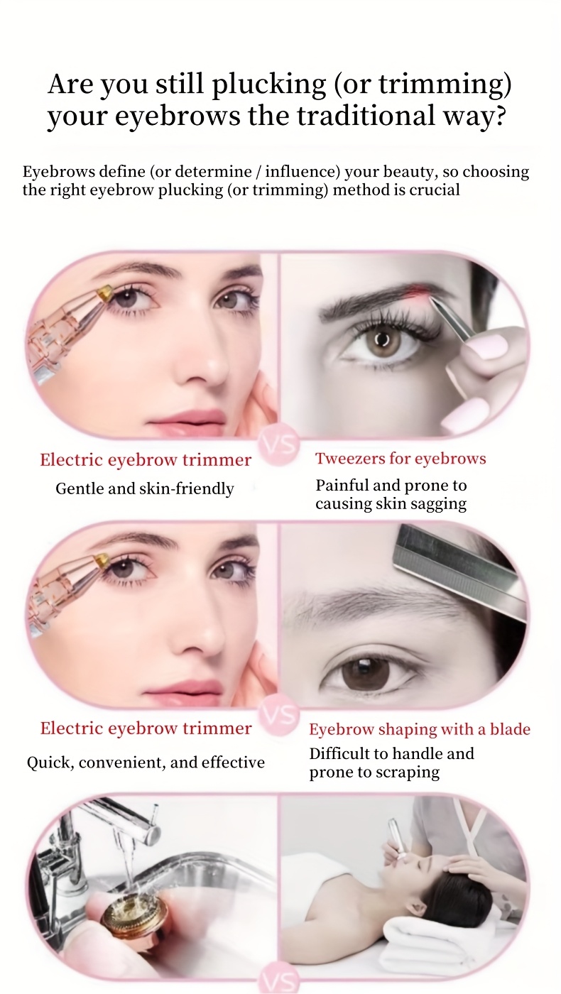 2-u-1 Multifunkcionalni Električni Trimer za Obrve, Brijač za Dlakice na Usnama, USB Punjivi Epilator za Dame, Električni Mini Depilator, Uklanjač Dlakica ispod Pazuha, Automatski Uređaj za Oblikovanje Obrva, Uklanjač Intimnih Dlakica za Dame, Uklanjač Dlakica sa Lica i Trimer za Obrve