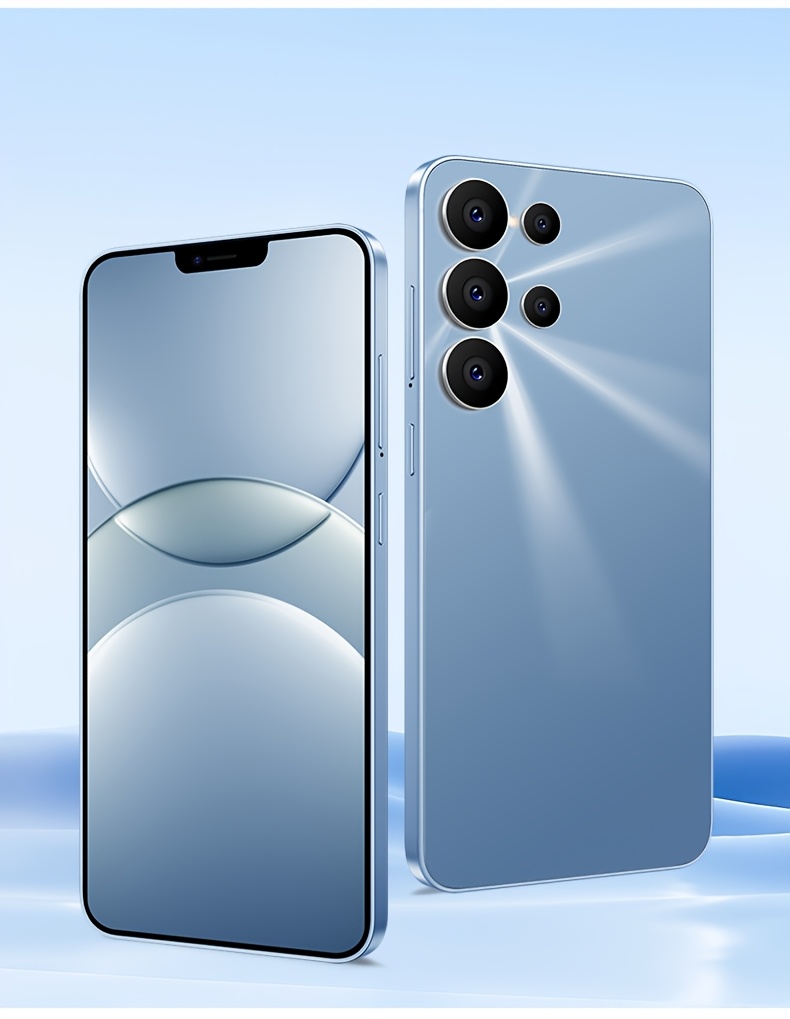Novi Android Smartphone sa Sistemom Dve Kamere (13MP + 48MP) i Velikim Prostorom za Skladištenje | Ekran od 6.5 inča, 5G, USB Type-C, Android 15, 4K Video Snimanje, Wi-Fi, Polimer Baterija - Idealan za Poklone za Odmor