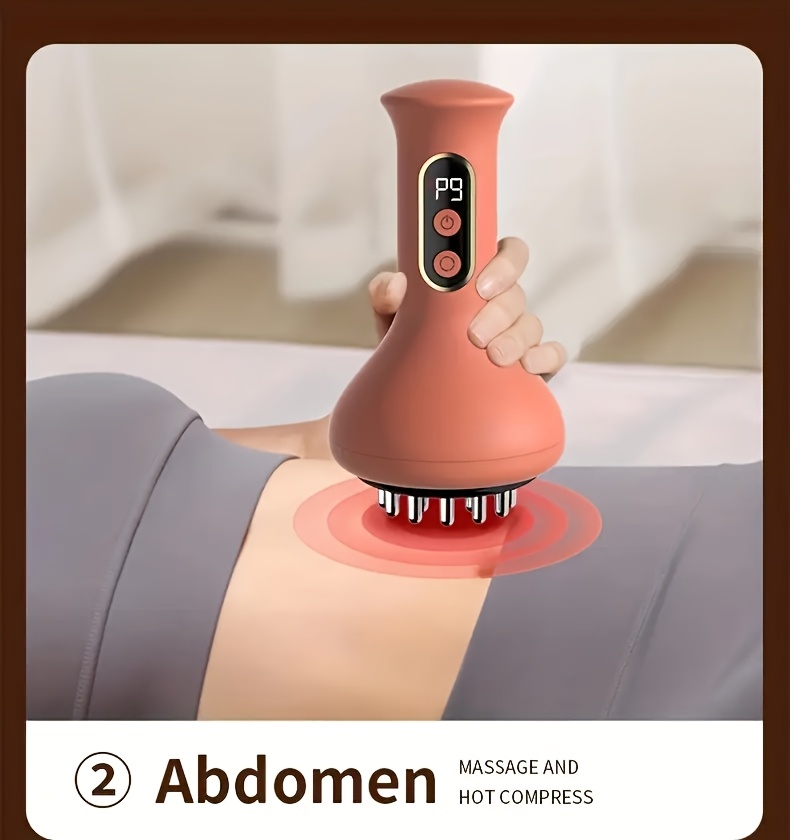 Limfna Drenažna Masažna Naprava i Pametni Alat Protiv Strija i Celulita – Meridijanski Uređaj za Dubinsko Tkivo, Pruža Precizno Iskustvo Udobnosti, Masažer za Leđa, Limfna Masaža, Dubinska Masaža, Strije