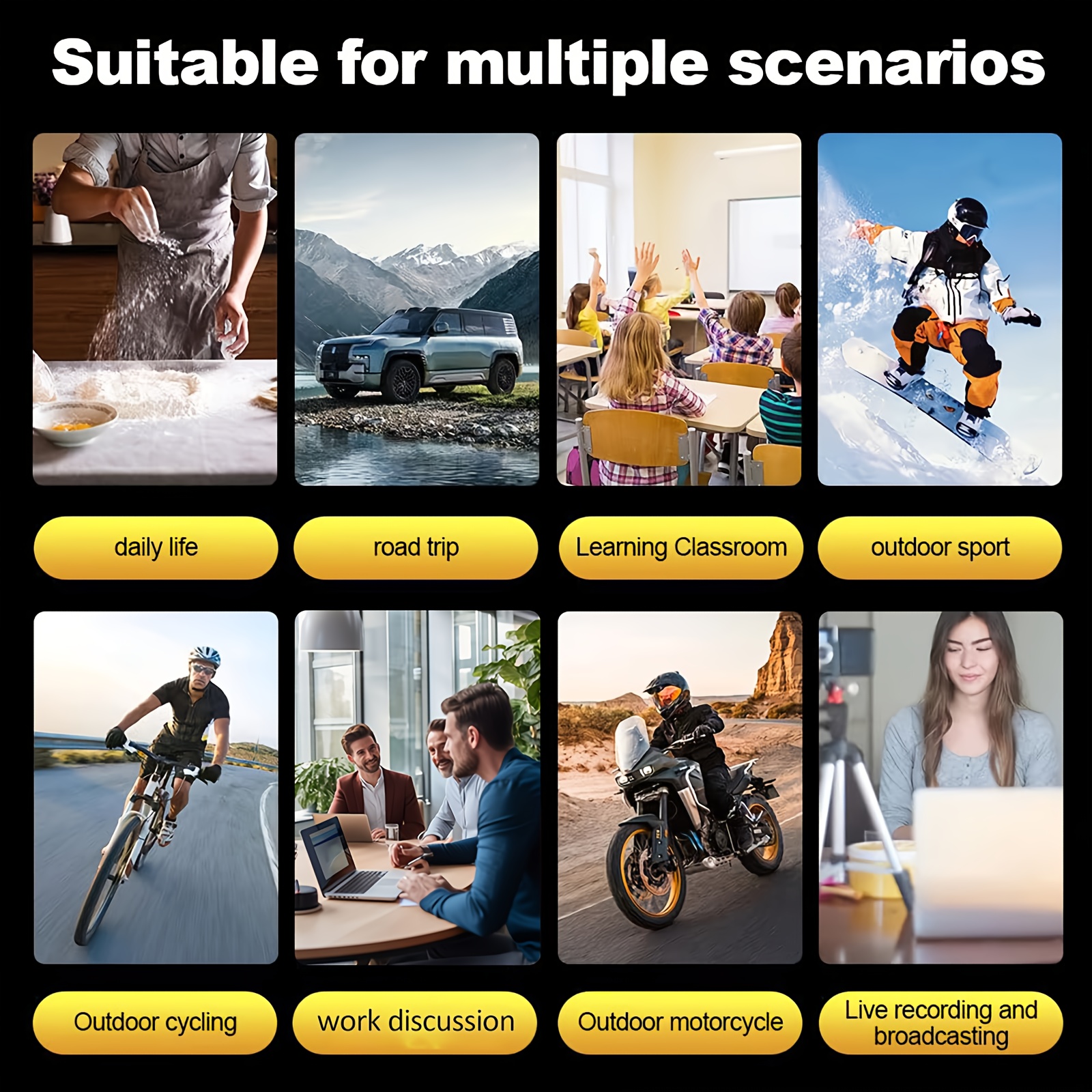 Wi-Fi Kamera za Telo, Akciona kamere sa 1080P rezolucijom, 180° rotirajući objektiv funkcia detektovanja pokreta nočna vizija više naših snimaka deka kameru biciklističku kompatibilnu s vožnji biocika avanturama i svakodnevnim snapovima idealan izbor z Halloween/Bože Boje rođendanskih darova