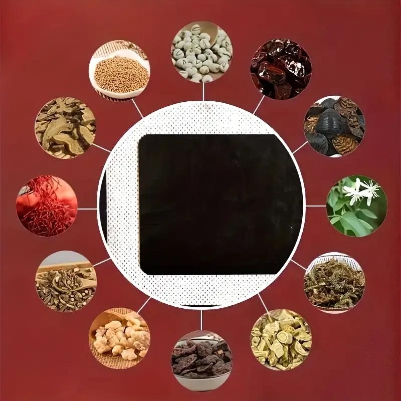 35 komada Tradicionalni Topli Flaster | Brzo Zagrevanje za Zglobove, Pogodan za Leđa, Kolena, Vrat i Mišiće Ramena, Crni Flaster, Jednostavan za Upotrebu, Dizajn od Netkanog Materijala, Sadrži Eukaliptus i Naneu za Opuštanje