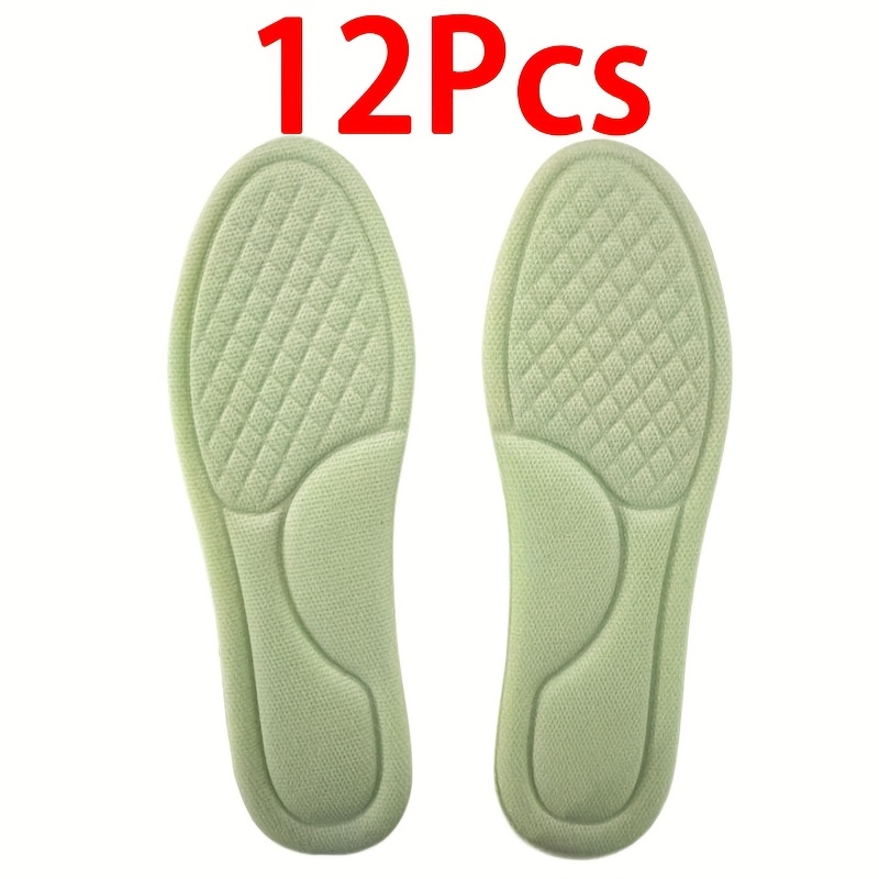 6 Pari 12 komada Uložaka koji apsorbuju udarce, Ultra Meki i Udobni Sportski Jastučići za Dugo Stajanje na Otvorenom u Jesen i Zimu, Razni Dodaci za Obuću, Pogodni i za Muškarce i za Žene