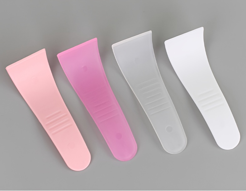 3/4/5 komada Strugača za Uklanjanje Dlaka - Nježni Zakrivljeni Dizajn, Pastelno Roze/Bela - Za Glatak Nanošenje - Za Telo, Lice, Bikini, Pazuhe, Noge - Kompatibilno sa Svim Tipovima Svijetlo Bež Boja - Za Salone i Kućnu Upotrebu, Uklanjač Dlaka s Lica, Dodatak za Negu Tela, Elegantna Alatka za Čišćenje, Materijal Prijatan za Kožu, Aksesoar za Skincare Rutinu