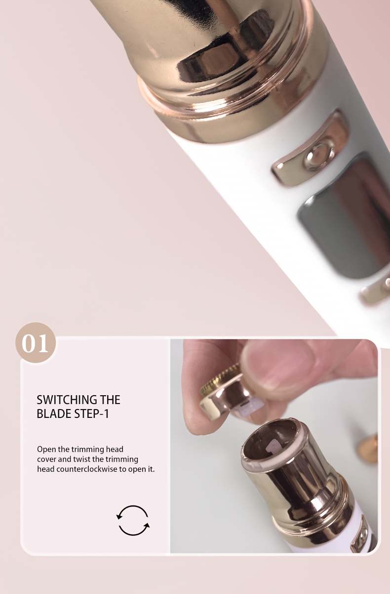 3-u-1 Električni uvijač za trepavice, pinceta i trimer - USB sa brzim podešavanjem temperature, bežično korišćenje, pogodan za uvijač za trepavice, trimer za obrve i trimer za dlačice na licu - Prenosivi kozmetički alat za žene i muškarce, pogodan za putovanja