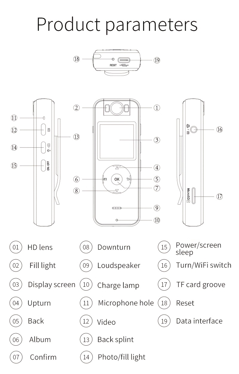 4K Ultra HD Motociklistička Akciona Kamera sa Ekranom, 180° Rotirajućim Objektivom, WiFi Hotspotom, Magnetnim Zadnjim Klipom i Bežičnim Snimanjem - Prenosiva Mini Kamera za Spoljašnje Sportove, Vožnju i Vožnju Motocikla, Dodatak za Motocikle