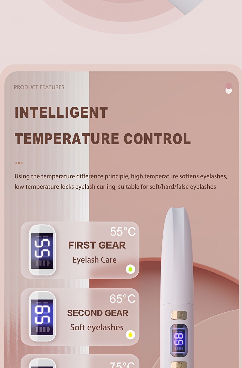 3-u-1 Električni uvijač za trepavice, pinceta i trimer - USB sa brzim podešavanjem temperature, bežično korišćenje, pogodan za uvijač za trepavice, trimer za obrve i trimer za dlačice na licu - Prenosivi kozmetički alat za žene i muškarce, pogodan za putovanja