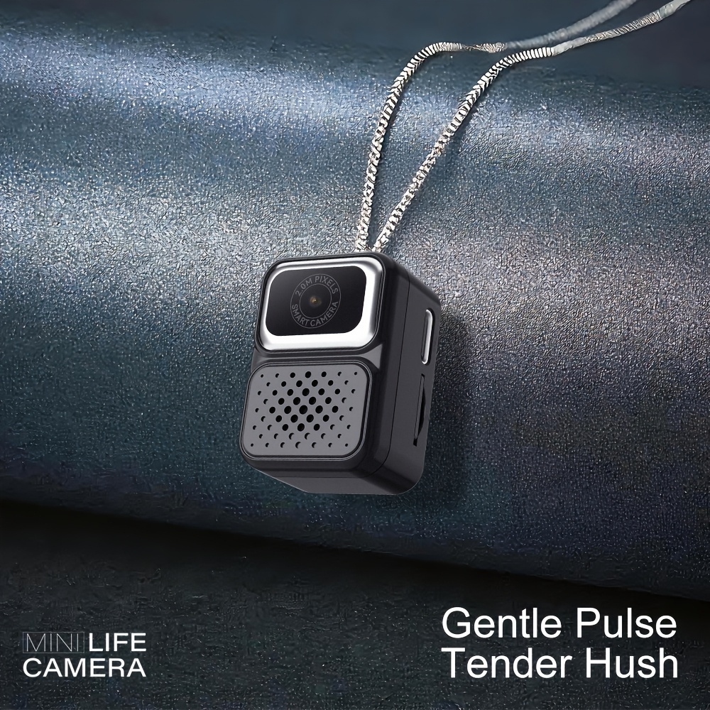 Mini sa detekcijom pokreta, noćnim vidom i automatskim praćenjem - prenosivi skriveni snimač za prst/telo, TF kartica pohrane, interfejs nalik na pametni telefon (ne) za ljubimce, nadzor u prirodi - kompaktan uređaj