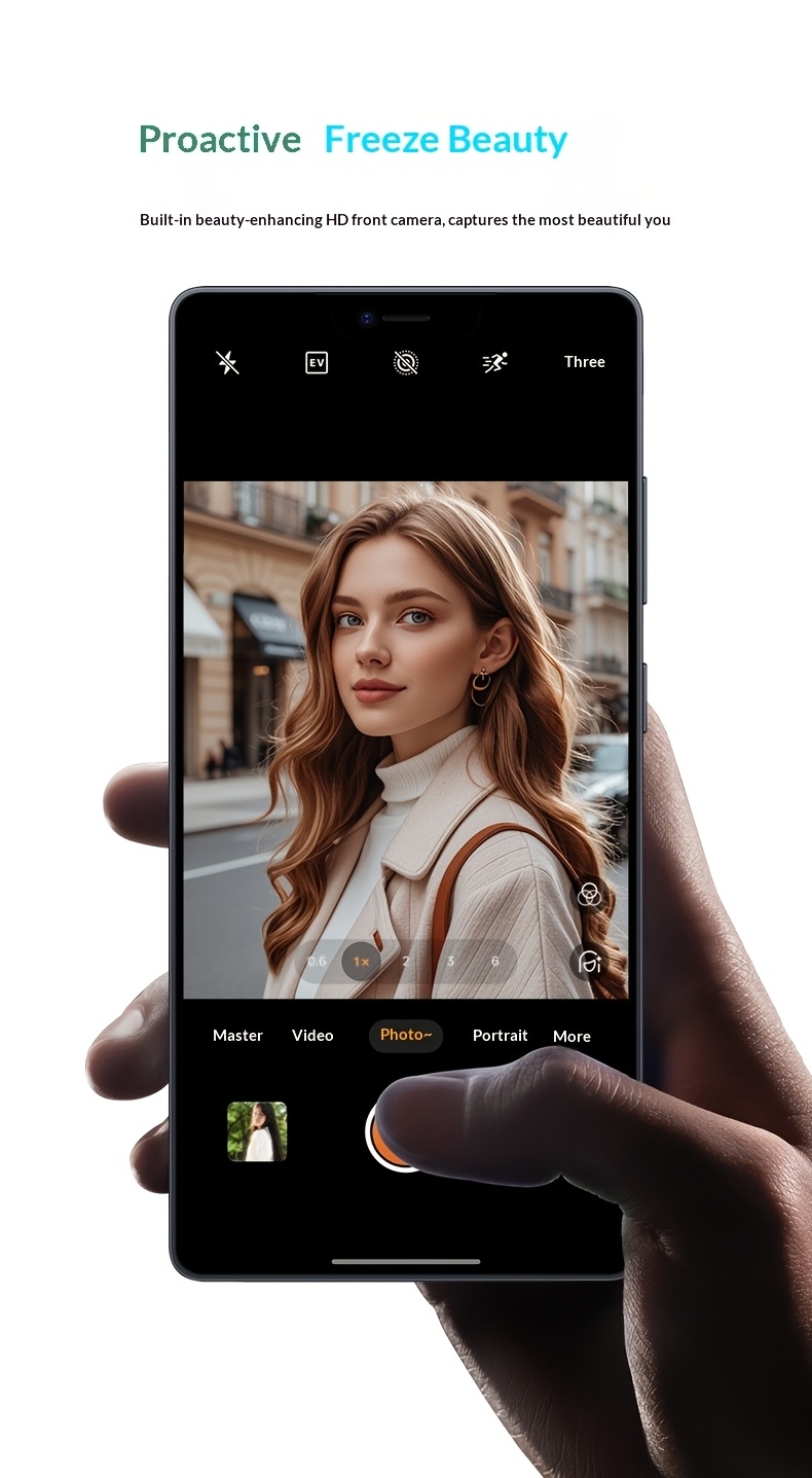 Novi Android Smartphone sa Sistemom Dve Kamere (13MP + 48MP) i Velikim Prostorom za Skladištenje | Ekran od 6.5 inča, 5G, USB Type-C, Android 15, 4K Video Snimanje, Wi-Fi, Polimer Baterija - Idealan za Poklone za Odmor