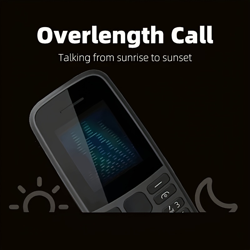 105 funkcionalni telefon, ekran od 1,77 inča, memorija za 300 brojeva, telefon prilagođen za starije - podržava 5 jezika: Engleski | Francuski | Španski | Arapski | Portugalski