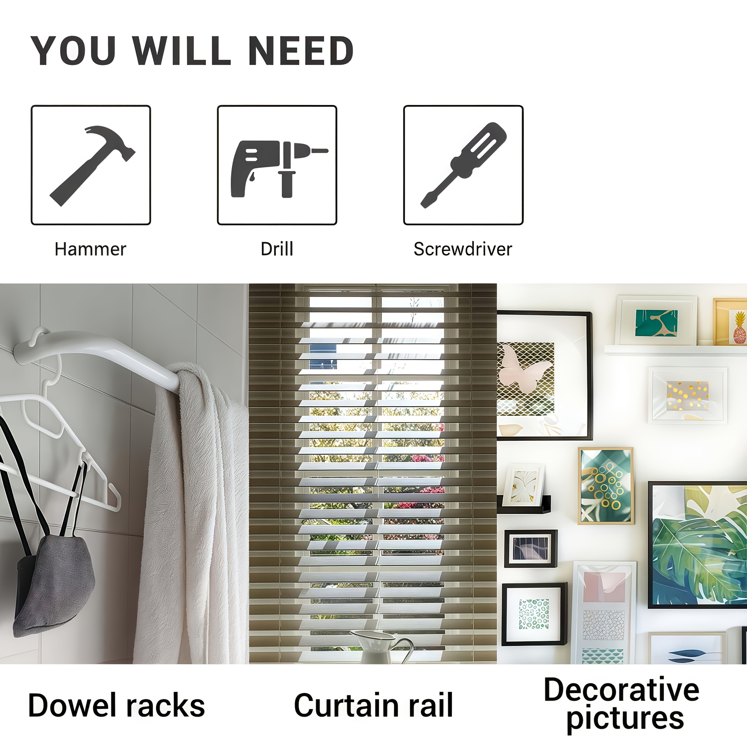 20, 50, 100 komada Sidreni vijak sa šrafom, Samobušna leptir ekspanziona čepka, Teška plastična sidrena oprema za montažu zavesa, lampe, slike (Bela)