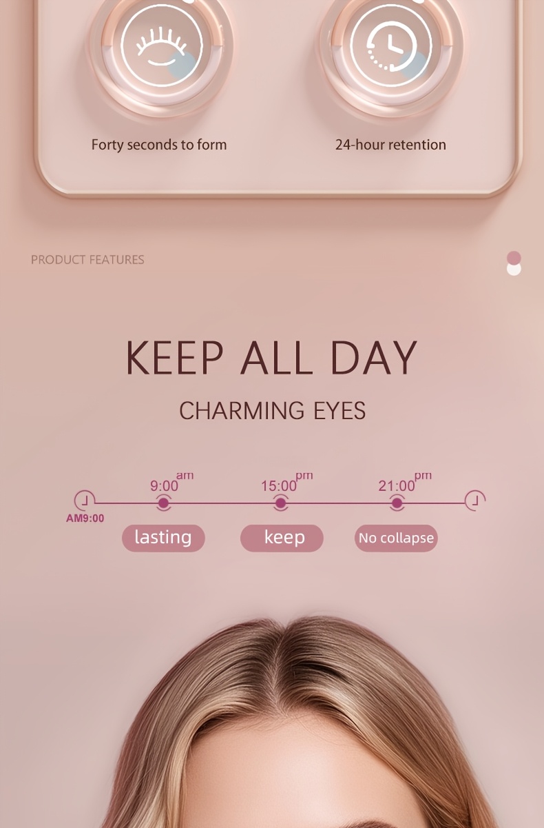 3-u-1 Električni uvijač za trepavice, pinceta i trimer - USB sa brzim podešavanjem temperature, bežično korišćenje, pogodan za uvijač za trepavice, trimer za obrve i trimer za dlačice na licu - Prenosivi kozmetički alat za žene i muškarce, pogodan za putovanja
