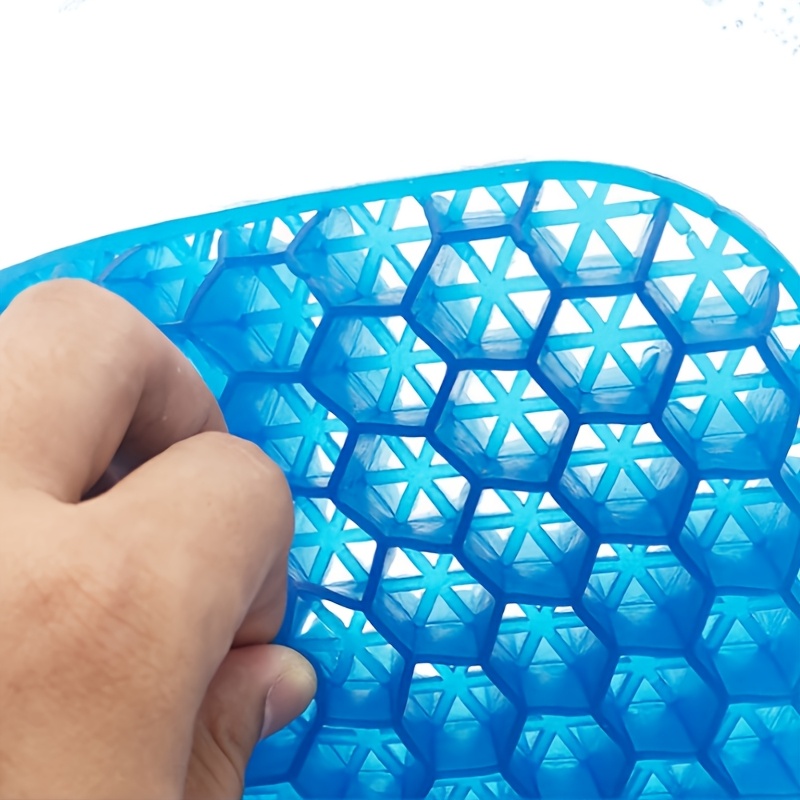 Super Veliki Gel Medeno Saće Jastučić - Mekan, Prozračan, Protivklizni Hladni Jastučić, Pogodan za Invalidska Kolica, Ribolovačke Kutije i Kancelarije - Smanjuje Znojenje i Osetljivost, Udoban Tokom Cele Godine