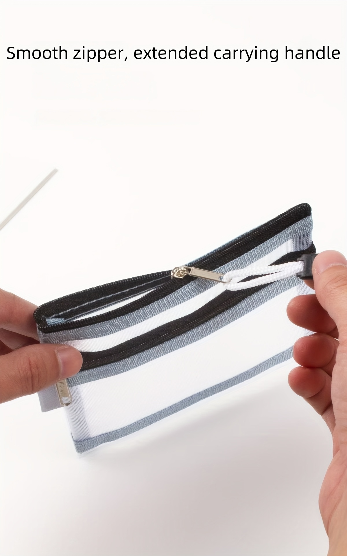 Dvoslojna mrežasta torba za skladištenje, prenosivi držač za vozačku dozvolu, organizator za pasoš i knjižicu o prebivalištu, držač za bankovne kartice sa rajsferšlusom, providni novčanik za kartice