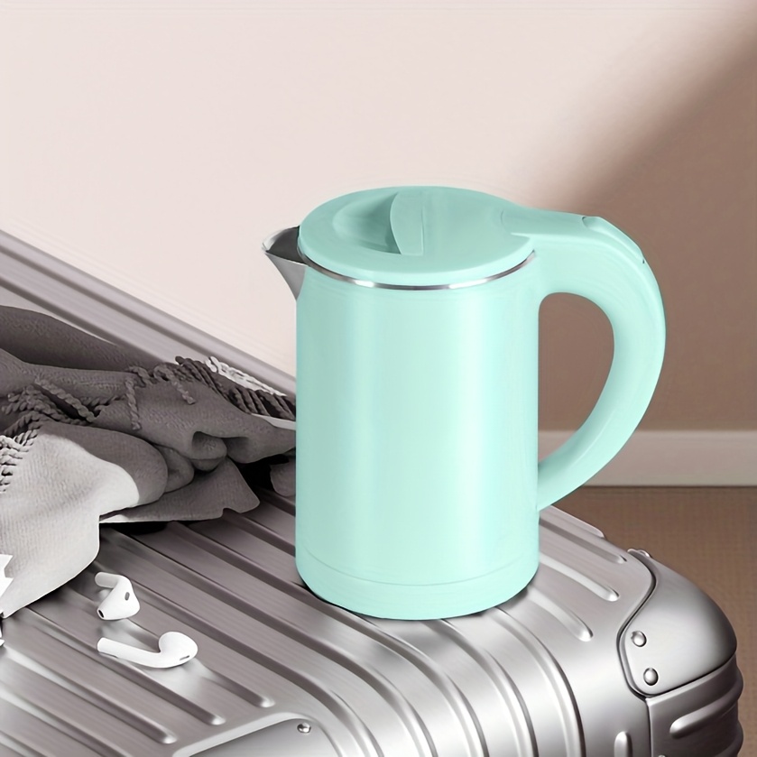 0.6L Prenosivi Električni Kuvalo za Vodu sa Bazom Rotirajućom 360° & Brzo Kuvanje - 304 Nerđajući Čelik Putno Kuvalo, Kompaktan Dizajn za Kampovanje, Kancelariju, Kućnu Upotrebu - Kompatibilno sa Kafom, Čajem, Instant Rezancima - Idealno za Putovanja & Kuvanje na Otvorenom