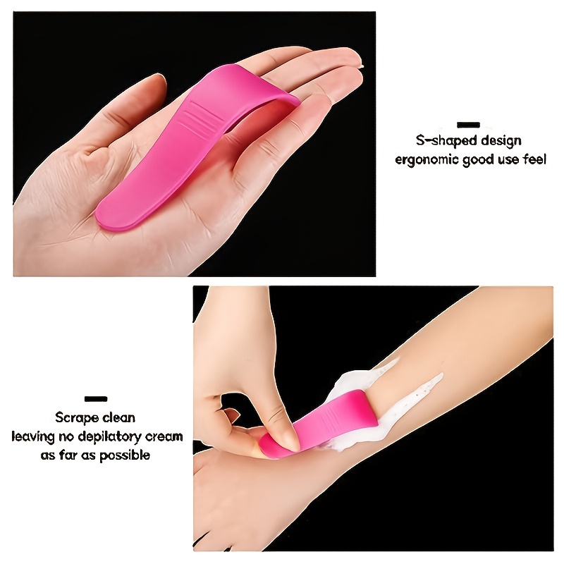 3/4/5 komada Strugača za Uklanjanje Dlaka - Nježni Zakrivljeni Dizajn, Pastelno Roze/Bela - Za Glatak Nanošenje - Za Telo, Lice, Bikini, Pazuhe, Noge - Kompatibilno sa Svim Tipovima Svijetlo Bež Boja - Za Salone i Kućnu Upotrebu, Uklanjač Dlaka s Lica, Dodatak za Negu Tela, Elegantna Alatka za Čišćenje, Materijal Prijatan za Kožu, Aksesoar za Skincare Rutinu