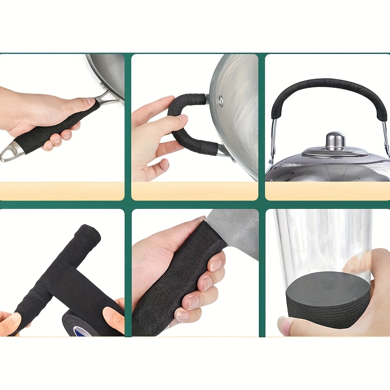 Paket od 5 sportskih traka za omatanje, samolepljive protiv žuljeva, protiv klizanja, zaštitne navlake, pogodne za tegove, šipke za fitnes opremu, štite dlanove, mogu se koristiti i za omatanje prstiju radi zaštite, tihi jastučići za noge stolice