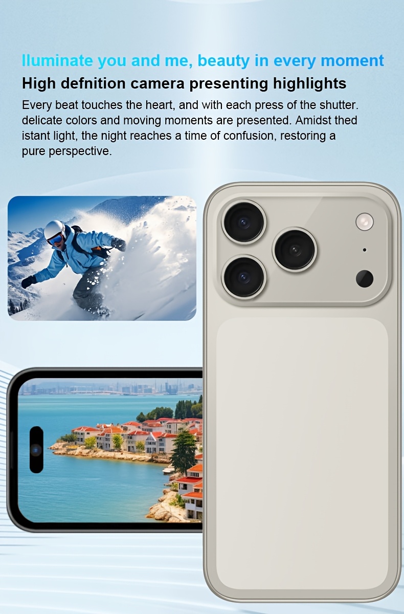 Kompaktni Mini Telefon sa Dodirnim Ekranom | Dual SIM 3G Pametni Telefon | 2000mAh Veliki Kapacitet Baterije | 2+16GB | HD Ekran za Superiornu Kvalitetu Slike, Tanak Dizajn za Estetiku i Prenosivost, Lagano i Tanko Telo sa Udobnim Držanjem, Lako za Nošenje, Idealno kao Rezervni Telefon, Studentski