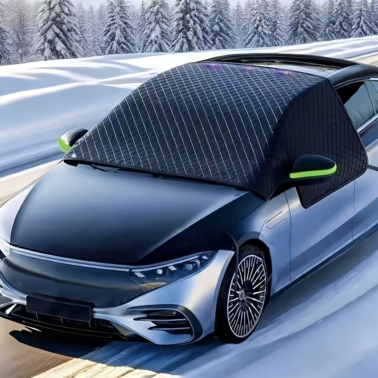 Oxford platno za zaštitu od snega za auto | Univerzalna veličina, poliesterski materijal