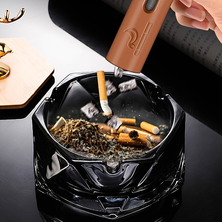 Prenosiva pepeljara koja sprečava pad pepela: Savršena za upotrebu u automobilima, pepeljara za lenje ljude, pribor za pušenje za vozila, nema potrebe za čišćenjem pepela, pušenje u vozilima, kontrola pepela, lako se čisti, dizajn otporan na prosipanje