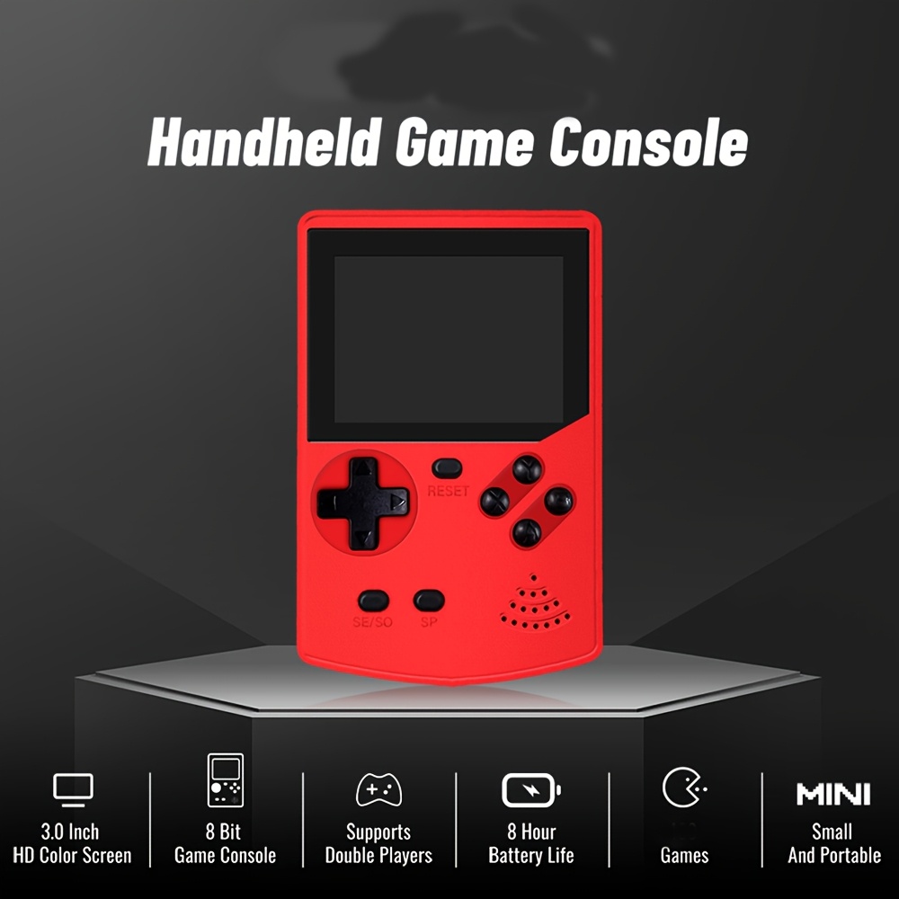 Prenosiva ručna konzola za igranje sa RTOS sistemom, podržava žično povezivanje kontrolera za multiplayer i TV konekciju, lagana i praktična, bogat sadržaj, dugotrajna baterija, savršena za igru na otvorenom, idealan rođendanski poklon