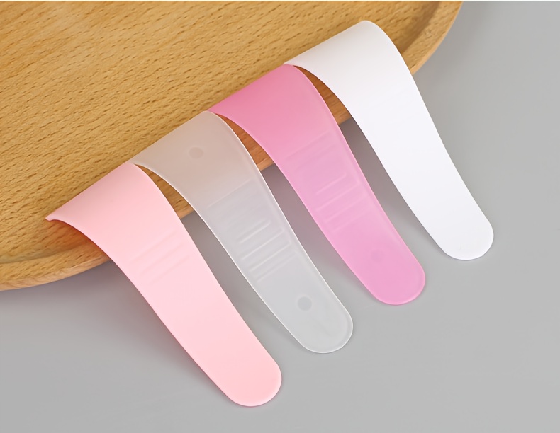 3/4/5 komada Strugača za Uklanjanje Dlaka - Nježni Zakrivljeni Dizajn, Pastelno Roze/Bela - Za Glatak Nanošenje - Za Telo, Lice, Bikini, Pazuhe, Noge - Kompatibilno sa Svim Tipovima Svijetlo Bež Boja - Za Salone i Kućnu Upotrebu, Uklanjač Dlaka s Lica, Dodatak za Negu Tela, Elegantna Alatka za Čišćenje, Materijal Prijatan za Kožu, Aksesoar za Skincare Rutinu