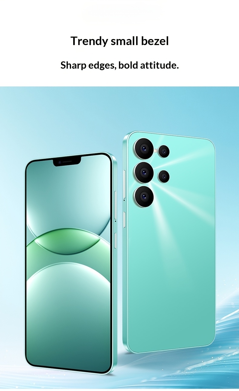 Novi Android Smartphone sa Sistemom Dve Kamere (13MP + 48MP) i Velikim Prostorom za Skladištenje | Ekran od 6.5 inča, 5G, USB Type-C, Android 15, 4K Video Snimanje, Wi-Fi, Polimer Baterija - Idealan za Poklone za Odmor