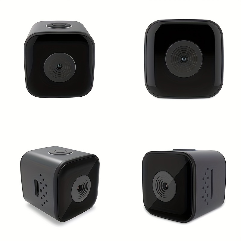 1 Set 1080P Full HD Mini Kamera - Auto AI Noćna Vizija, Mini Akciona Kamera, Punjiva, 64GB TF Memorijska Kartica