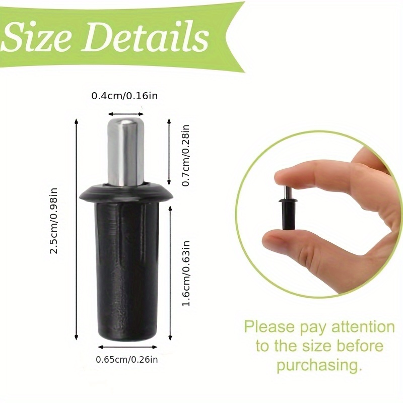 24 komada igle za popravku ormarića, opružne zamenske igle sa amortizerom, hardverski zatvarači za nameštaj, crna