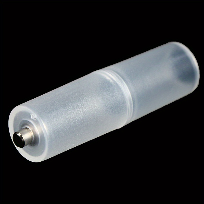 Komplet od 4 adaptera za pretvaranje baterija AAA u AA - Providna plastična futrola sa klik-zatvaračem, Kompaktan i lagan, Uključen prenosivi etui za elektroniku, putovanja, kućnu i kancelarijsku upotrebu, Elektronski dodaci | Čvrsto pristajajući adapteri | Izdržljiva konstrukcija