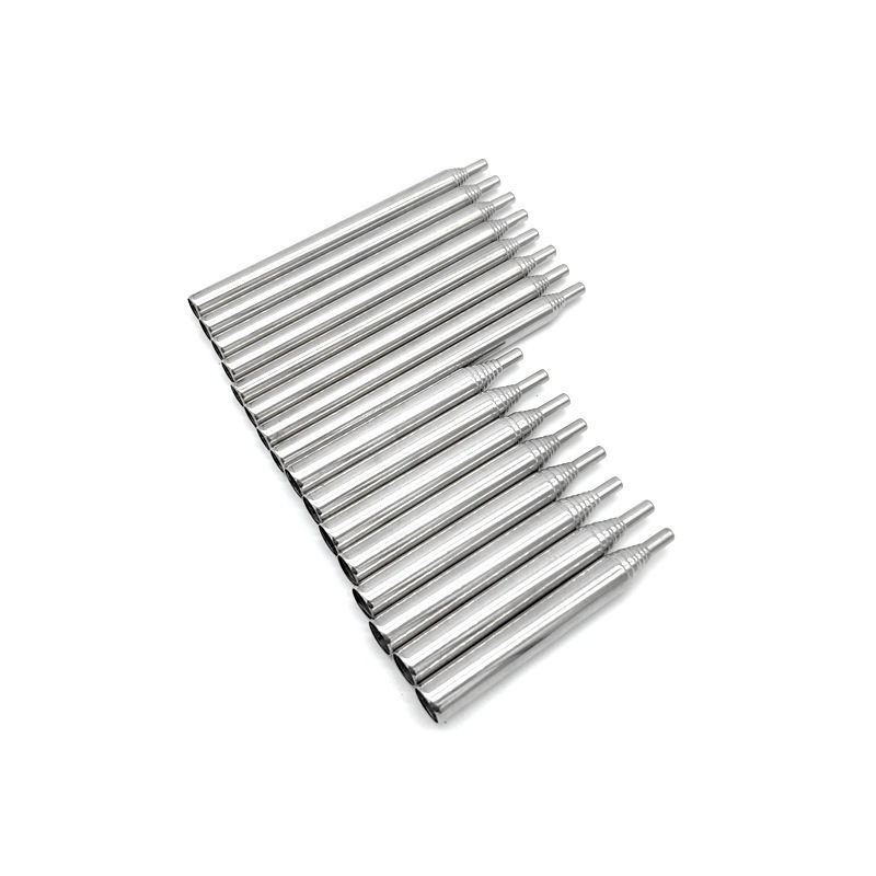 1 komad Prenosivog Teleskopskog Puhača za Vatru od Nerđajućeg Čelika, Cev za Vatru, Štapić za Vatru, Alat za Kuvanje na Otvorenom za Kampovanje, Izvlači se do 62Cm/48.5Cm, Bez Baterije