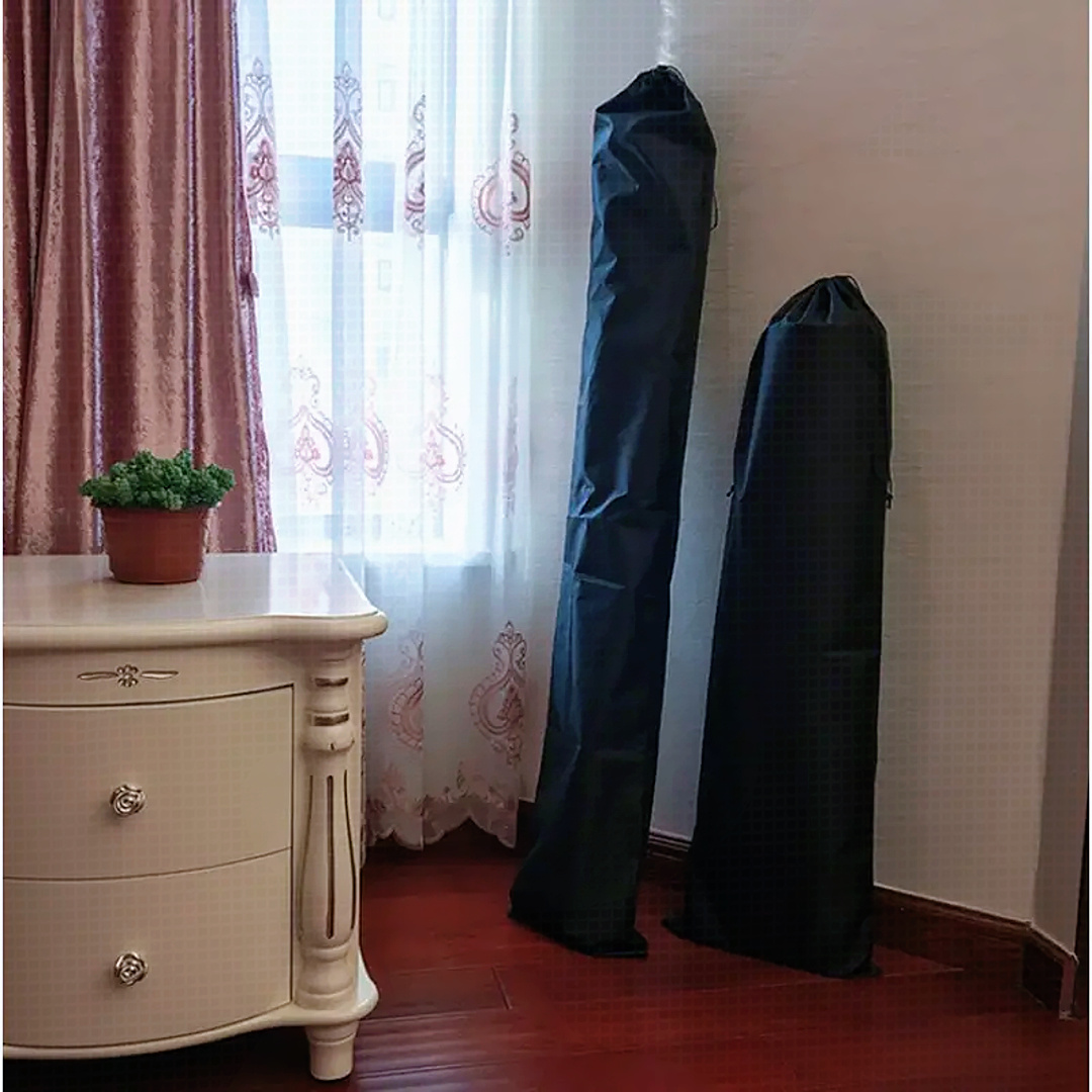 Prevelika Premium Oxford platnena torba za skladištenje, sklopivi dizajn, dostupna u različitim veličinama, sa dugim remenom za rame, idealna za aktivnosti na otvorenom, kampovanje, sklopive stolice, kišobrane i frižidere - Crna, dostupna u različitim veličinama.