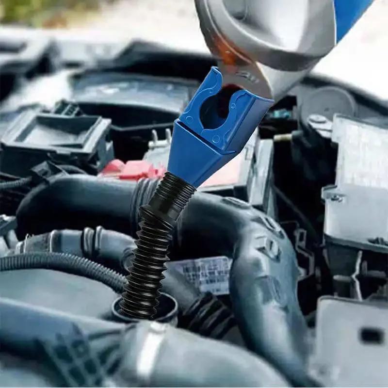 Set od 4 sklopiva levka za prenos benzina u motore i motocikle, dizajnirani za fleksibilno ispuštanje i filtriranje