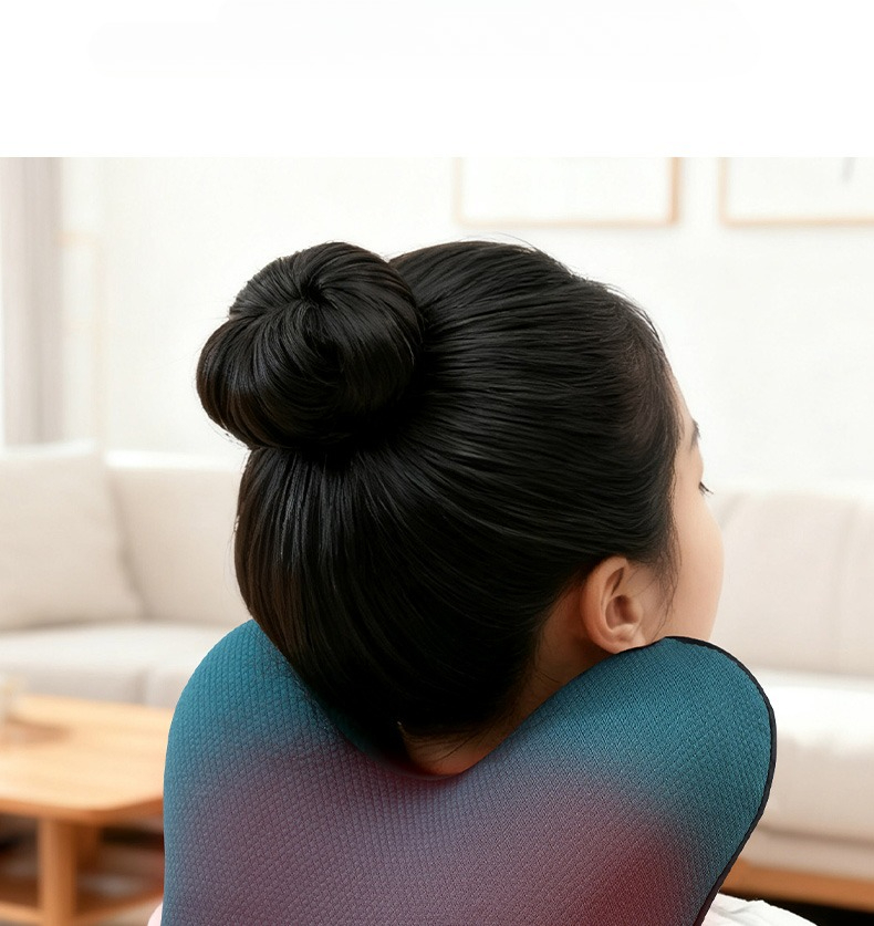 Grejač masažer sa 3D dvosmernim rotirajućim čvorovima za gnječenje - Prenosivi uređaj za celo telo/leđa/ramena/vrat, pogodan za muškarce i žene, poklon za mišićnu masažu za Božić/Noć veštica