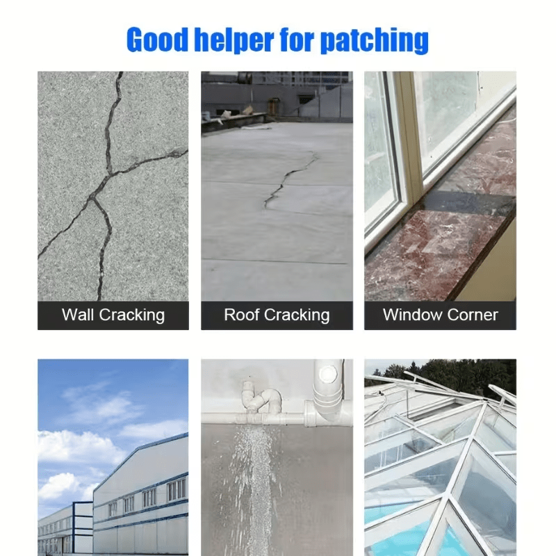 1 Rola Vodootpornog Aluminijumskog Traka za Teške Uslove - Otpornost na Toplotu i Brzo Zaptivanje, Pogodno za Cevi, Krov, Zidove, Popravke Bazena - Unutrašnja/Spoljašnja Zaštita od Curenja i Rđe za Plastične Površine, Popravka Curenja, Otpornost na Toplotu (Kompatibilno sa Plastikom)