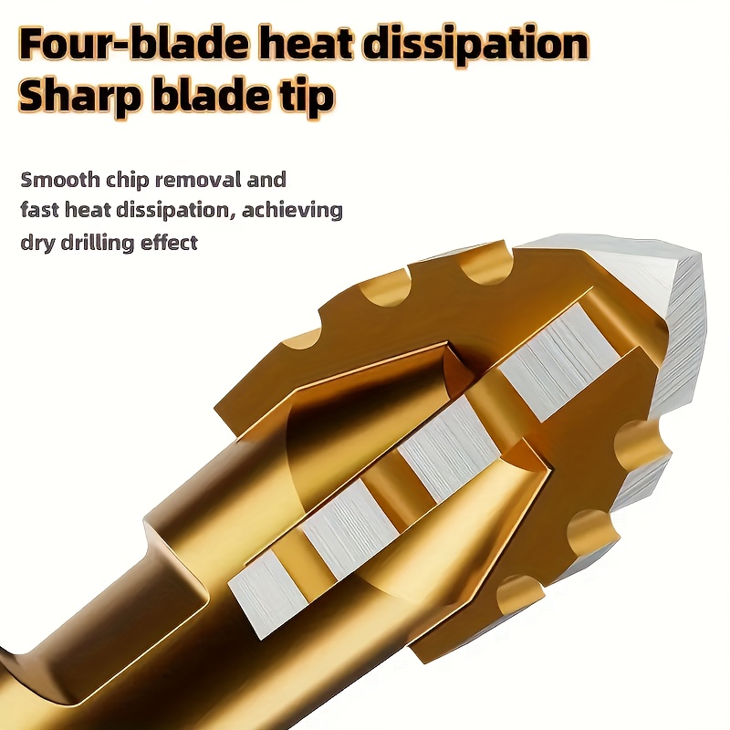 Set od 13 tvrdih burgija sa četvorostranim nazubljenim dizajnom i pravim otvorom, idealne za precizno bušenje keramike, stakla, mermera, betona, kamena i drveta