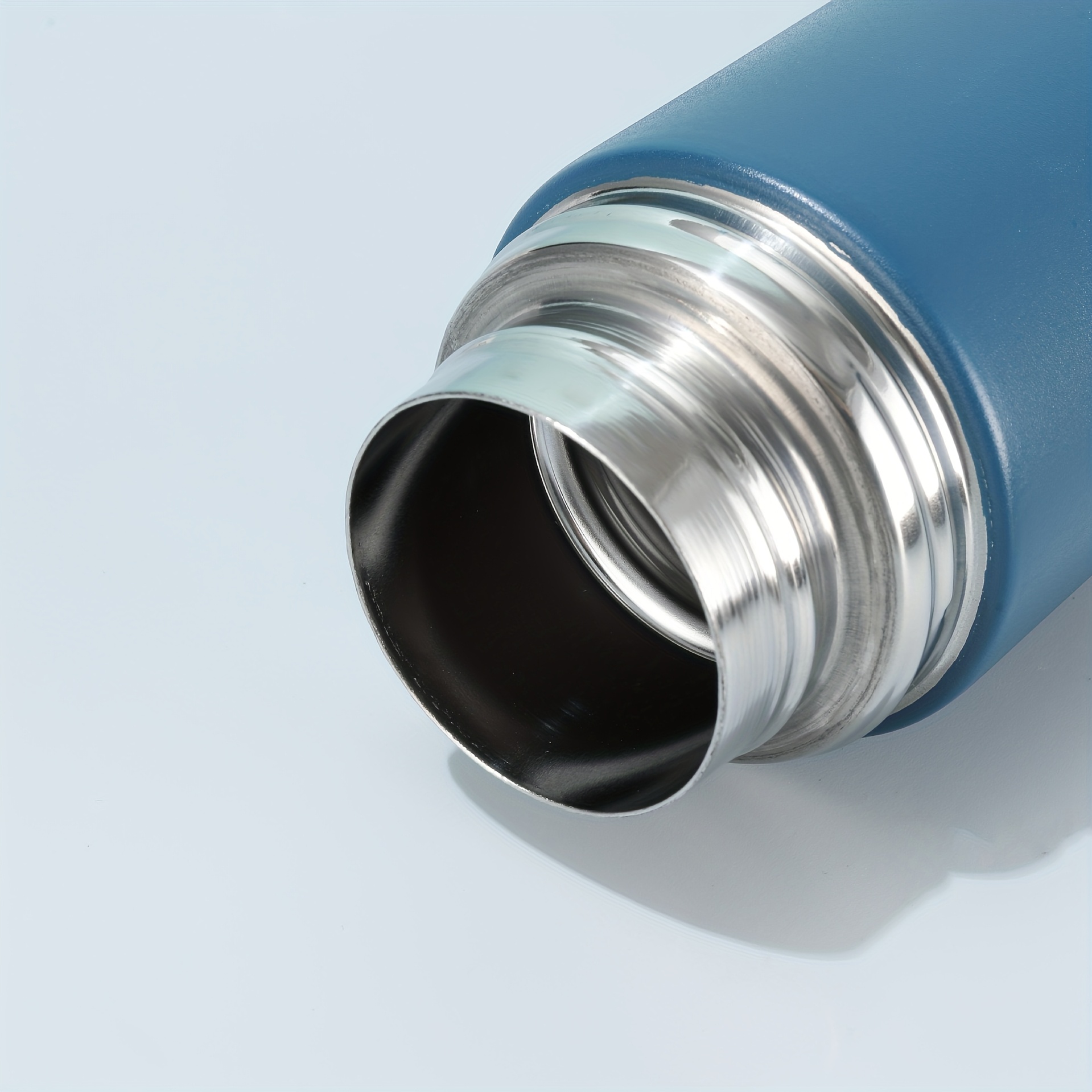 Set termos boca od nerđajućeg čelika 500ml | Održava temperaturu čaja i kafe savršenom, prenosiva, idealna za profesionalce - Sadrži 1 termos i 3 poklopca, mat završnica