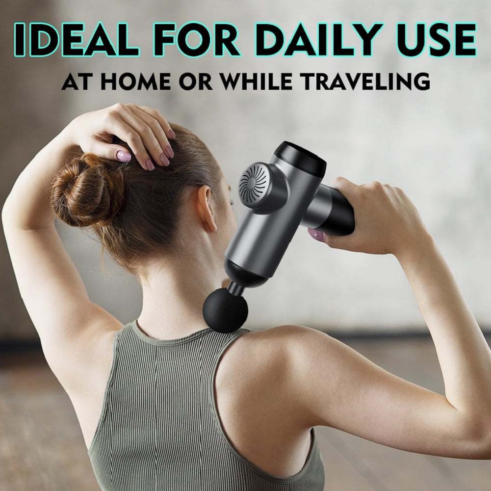 Masažer za mišiće sa LCD ekranom i podesivom brzinom, dizajniran za duboku masažu tkiva