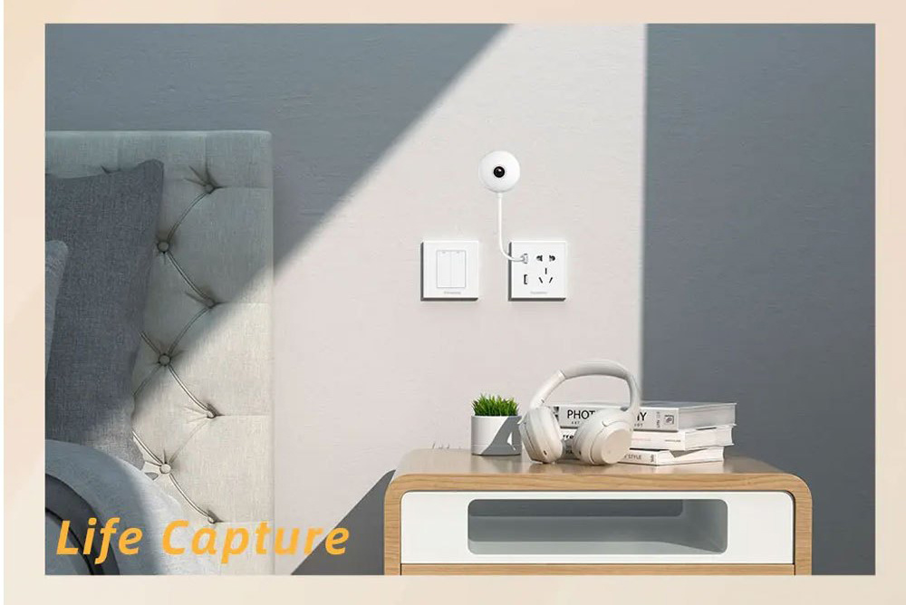 Tuya USB Sijalica za Unutrašnju Upotrebu Mini Wifi 3MP Mala Kamera sa Cloud Skladištem Kompatibilna sa Smart Life Home Plug And Play