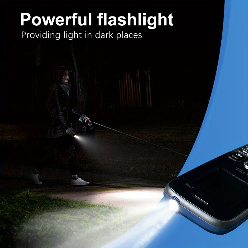 MKTEL 2166 je multifunkcionalni telefon sa zvučnikom, ekranom od 2,8 inča, baterijom od 1800 mAh, FM radiom sa tri frekventne trake, lampom i kamerom od 0,08 megapiksela. To je napredni mobilni uređaj idealan za aktivnosti na otvorenom, kampovanje, porodične događaje.