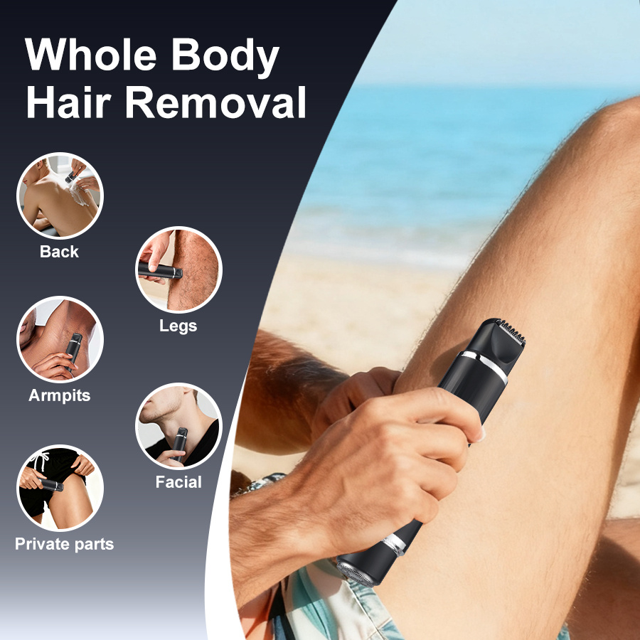 Ovo je svestrani ženski trimer za kosu i električni brijač koji ima dizajn sa dve glave, puni se preko USB-a i savršen je za upotrebu kod kuće i na putovanju, što ga čini odličnim poklonom za praznike.