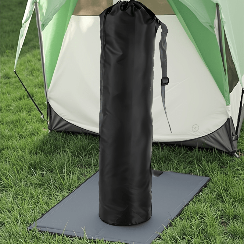 Prevelika Premium Oxford platnena torba za skladištenje, sklopivi dizajn, dostupna u različitim veličinama, sa dugim remenom za rame, idealna za aktivnosti na otvorenom, kampovanje, sklopive stolice, kišobrane i frižidere - Crna, dostupna u različitim veličinama.