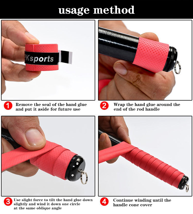 Traka za ručke protiv klizanja za sportsku opremu - Upija vlagu i dugotrajna - Savršena za ljubitelje sporta - Poboljšava prijanjanje i kontrolu - Odličan poklon za sportiste