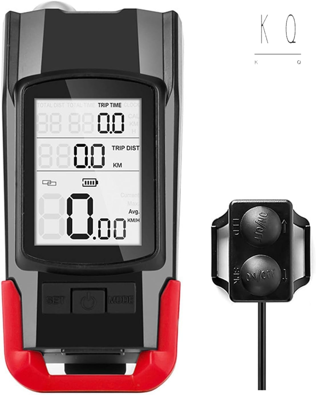 USB-Punjiva Biciklistička Svetiljka sa Brzinomjerom, Odometrom i Zvonom - USB-Prednja Svetiljka za Noćnu Vožnju, 4 Režima Osvetljenja, Biciklistička Svetiljka sa Meračem Brzine i Odometrom